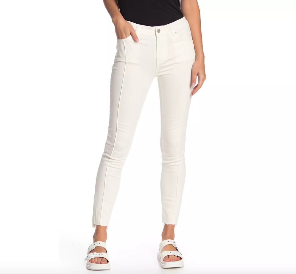Free People Del Wray Step Hem Skinny Jeans sz 25 NWT
